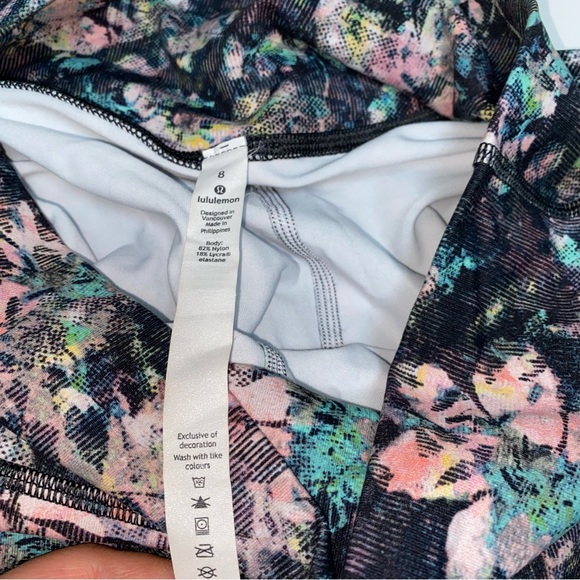 Lululemon Wunder Under High-Rise 7/8 Tight *Full-On Luon 25" Dappled Daze Multi - Picture 9 of 11
